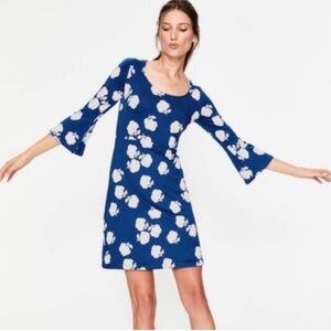 Boden Miriam Tunic Floral Long Sleeve Dress